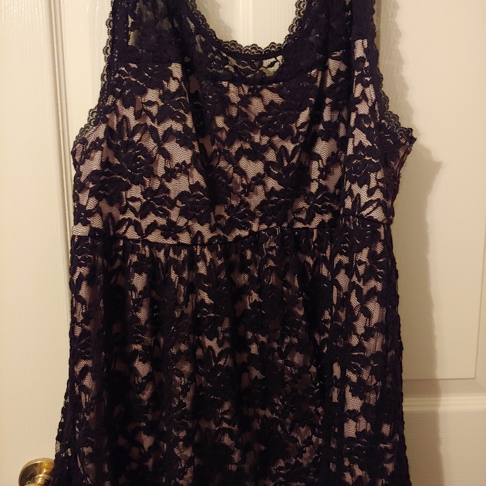 Black lace top